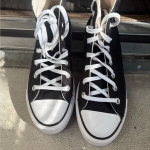 Converse Classic Black and White High-Tops